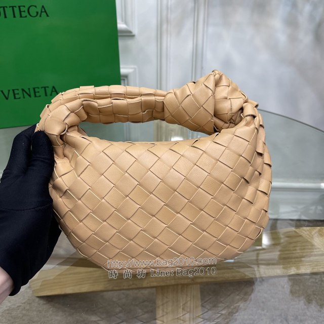 Bottega veneta高端女包 98080小號 寶緹嘉最新編織打結圓形hobo包 BVjodie新版本2代羊皮手工編織手腕包  gxz1374